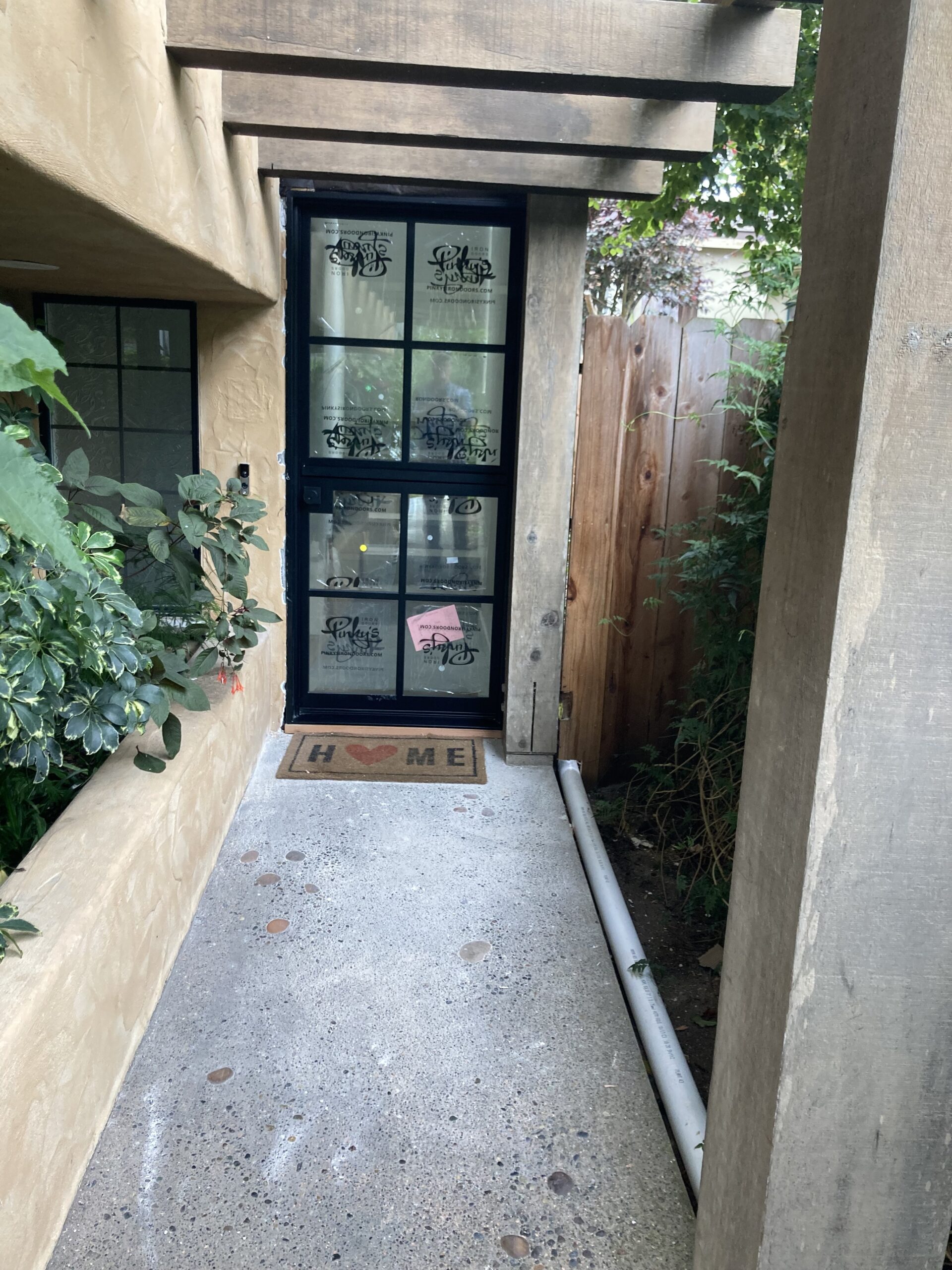Custom door installation